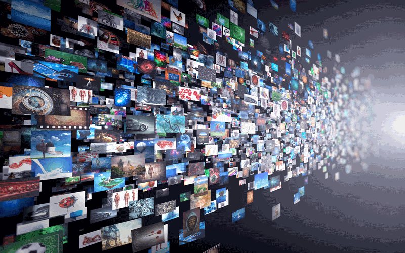 Tv-skærm med streaming